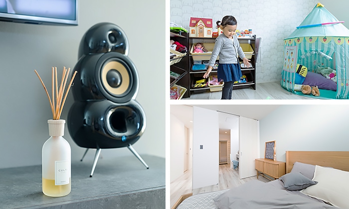 スピーカー 子ども部屋 子ども 寝室 ベッド | インゾーネの家