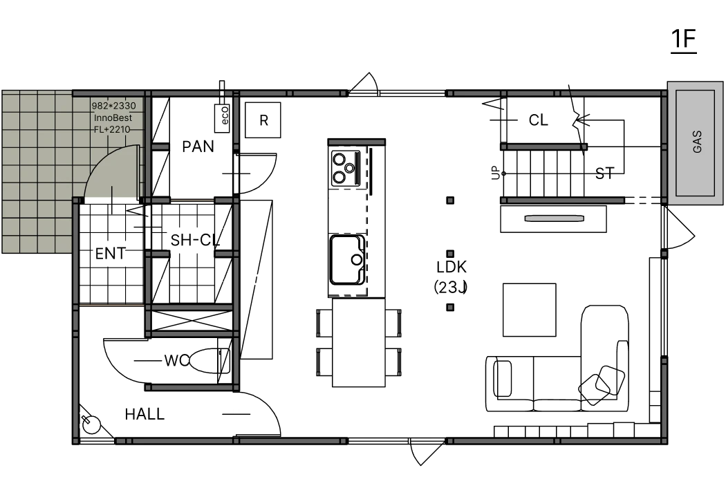 1階 間取り図