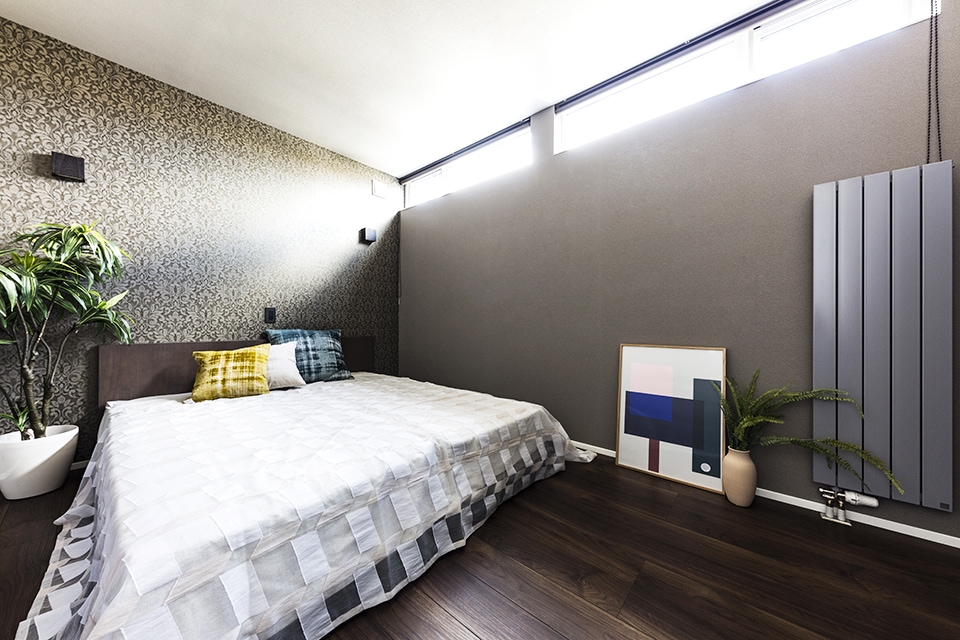 ベッド 寝室 植物 | シンプル、ナチュラル | HACO BASIC | インゾーネの家