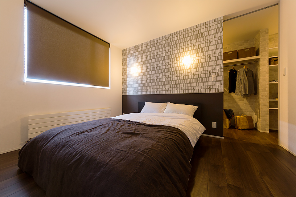 寝室 ベッド 照明 | シンプル、モダン | HACO FREE | インゾーネの家