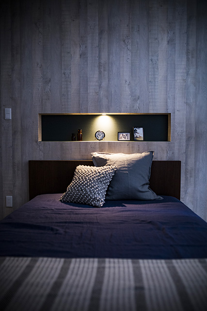 寝室 ベッド 照明  | シンプル、モダン | HACO FREE | インゾーネの家