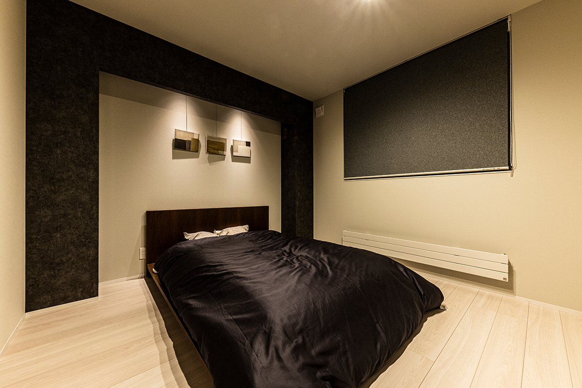 ベットルーム 寝室 インテリア 照明 間接照明 北欧モダン | ホテルライク | HACO FREE | インゾーネの家