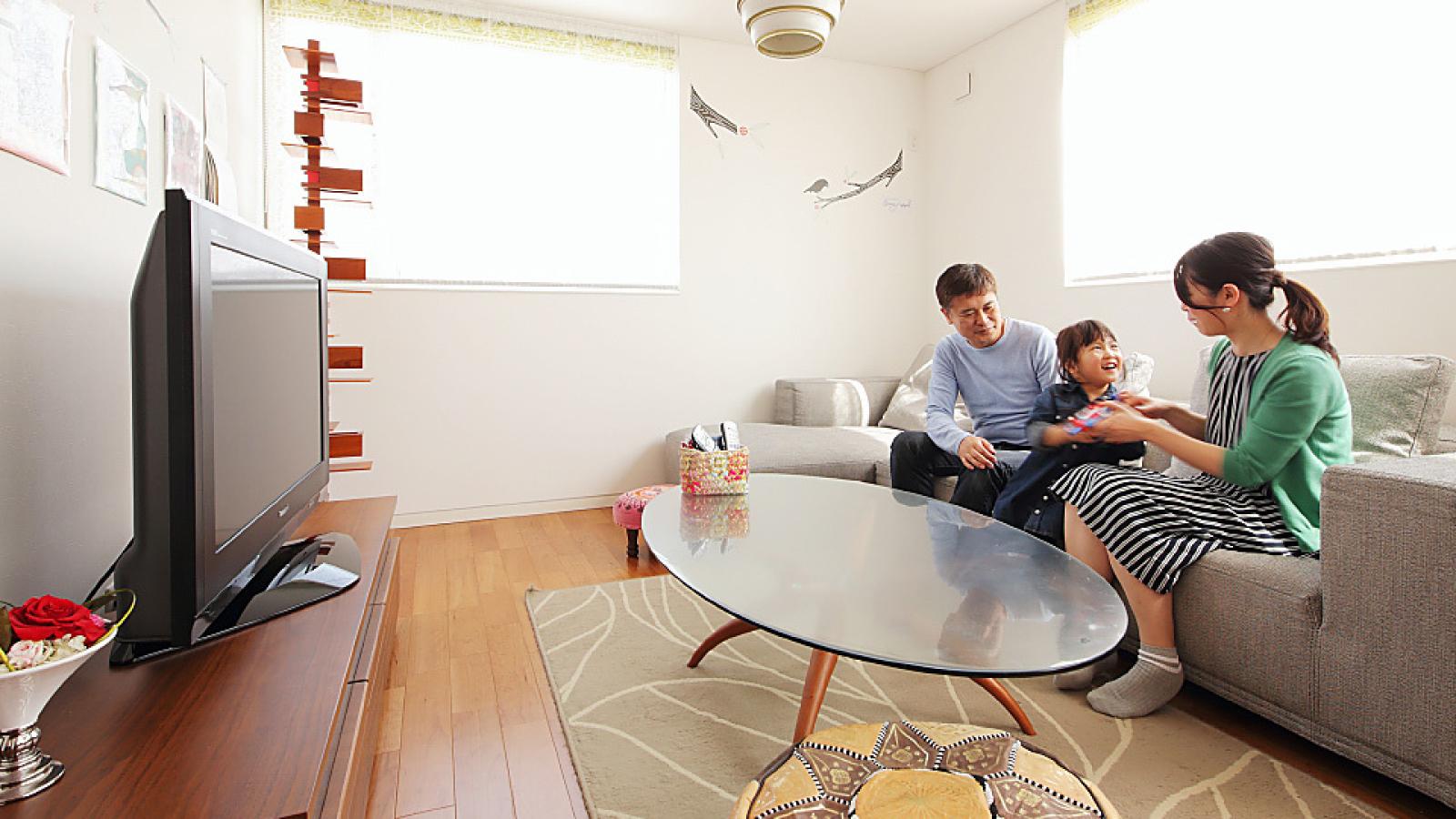 インゾーネの家:北欧ポップな楽しさと暮らしやすさをかなえた家