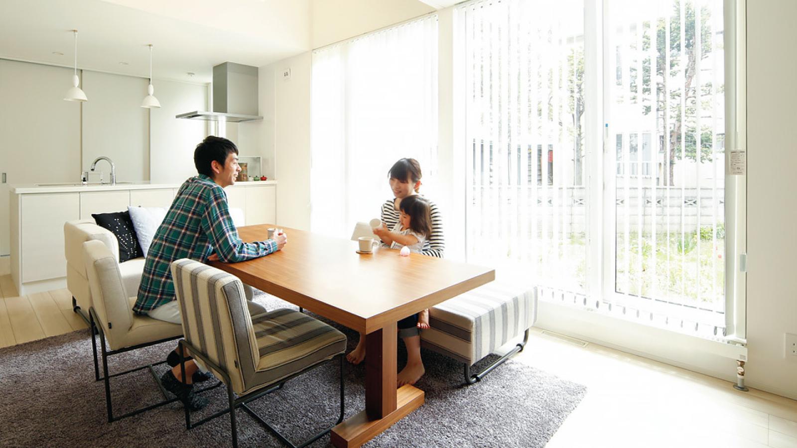 インゾーネの家:シンプルですっきりした家にしたい家族の想いや理想がふくらむ住まい