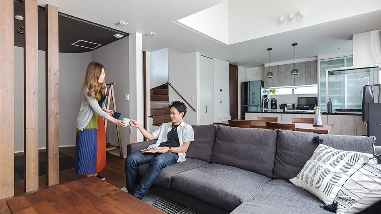 インゾーネの家:特別なことはしなくても、家で過ごす時間がしあわせ