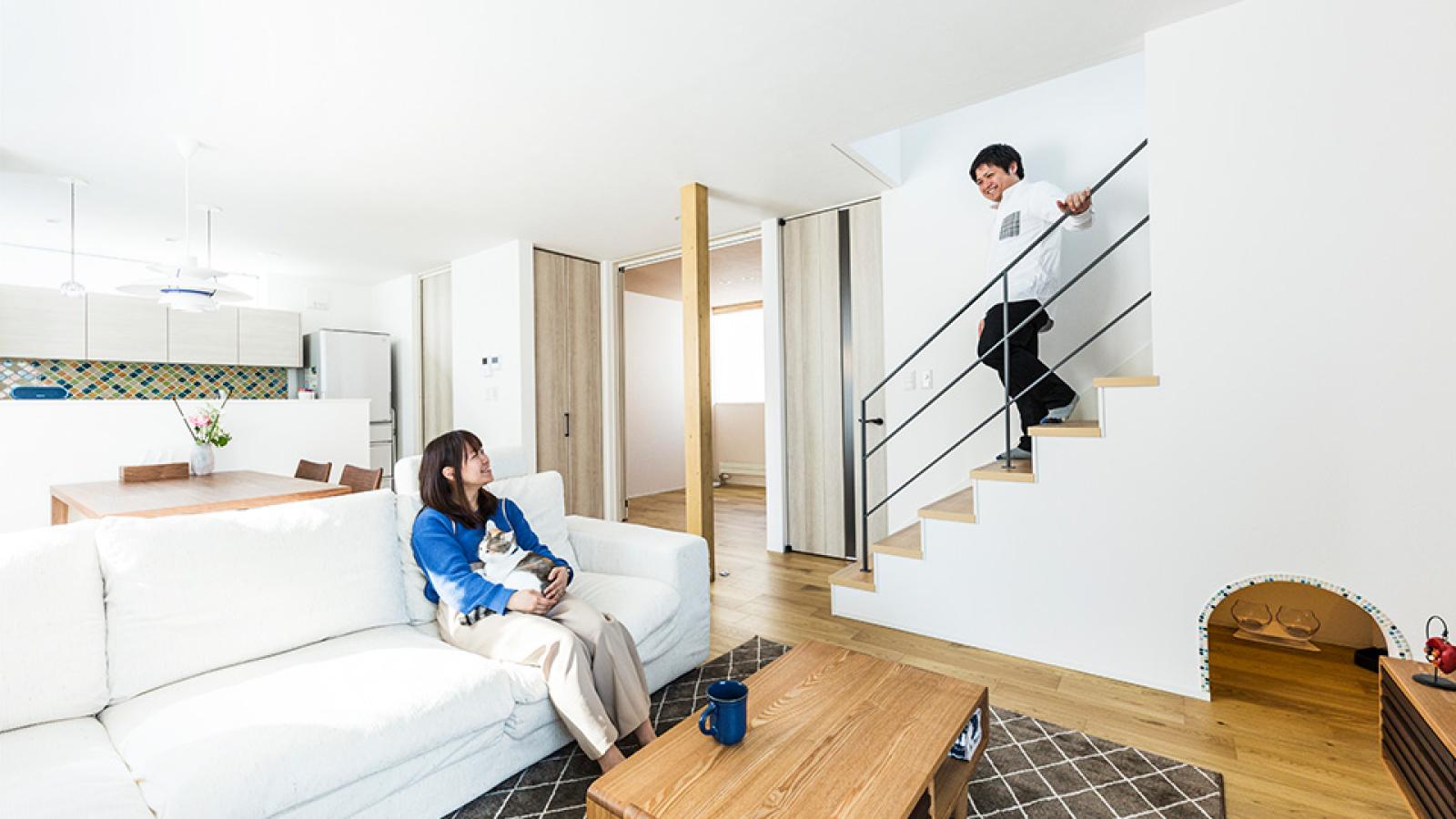 インゾーネの家:思い描いた以上の空間でゆとりのある暮らしを満喫