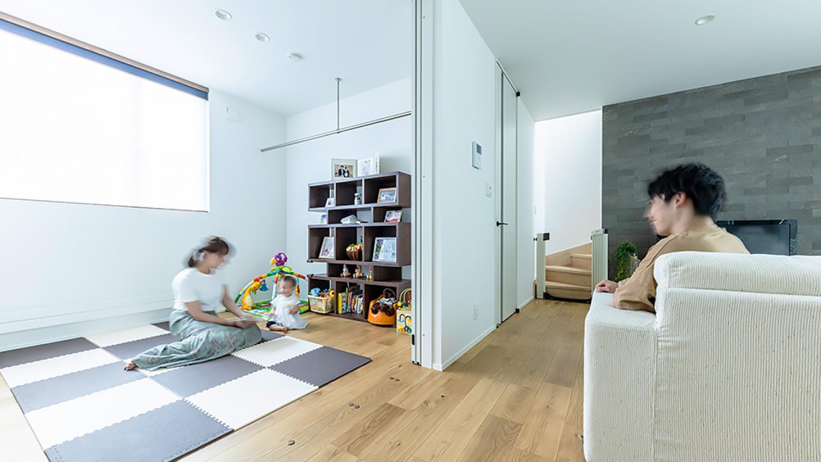 インゾーネの家:夫婦ふたりで打ち合わせ、入居時は赤ちゃんと三人で